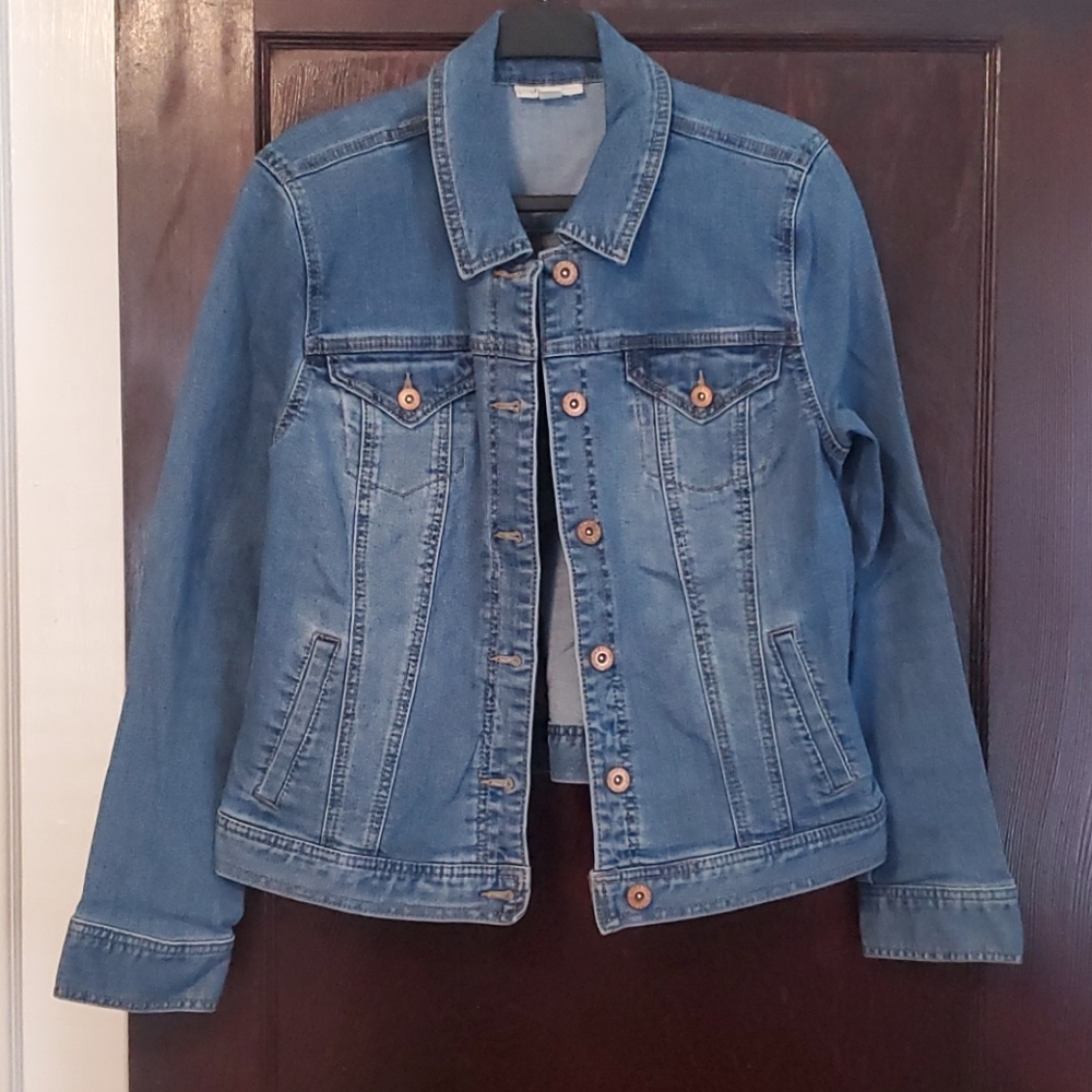 Large denim jacket
